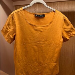 Orange Women's vintage top